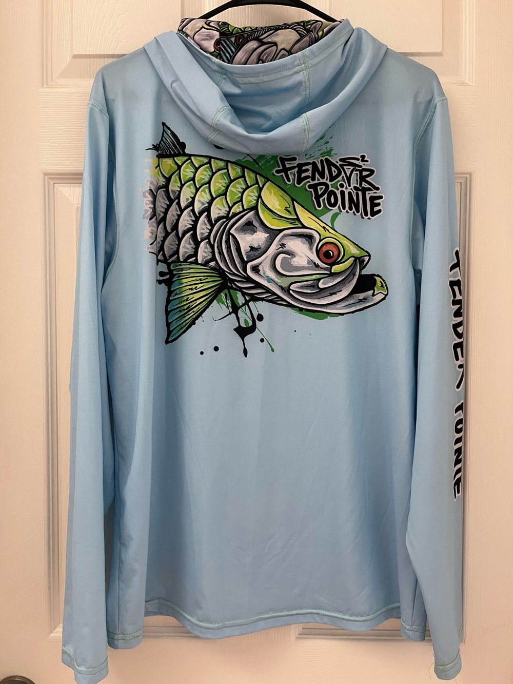 Fender Pointe Graphic Sun Hoodie with Tarpon Graphic